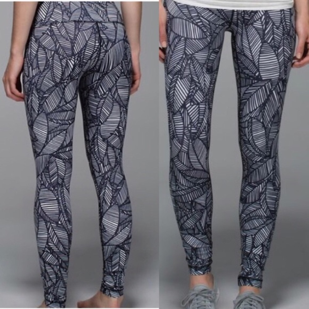 Lululemon Leaf Leggings Size 8